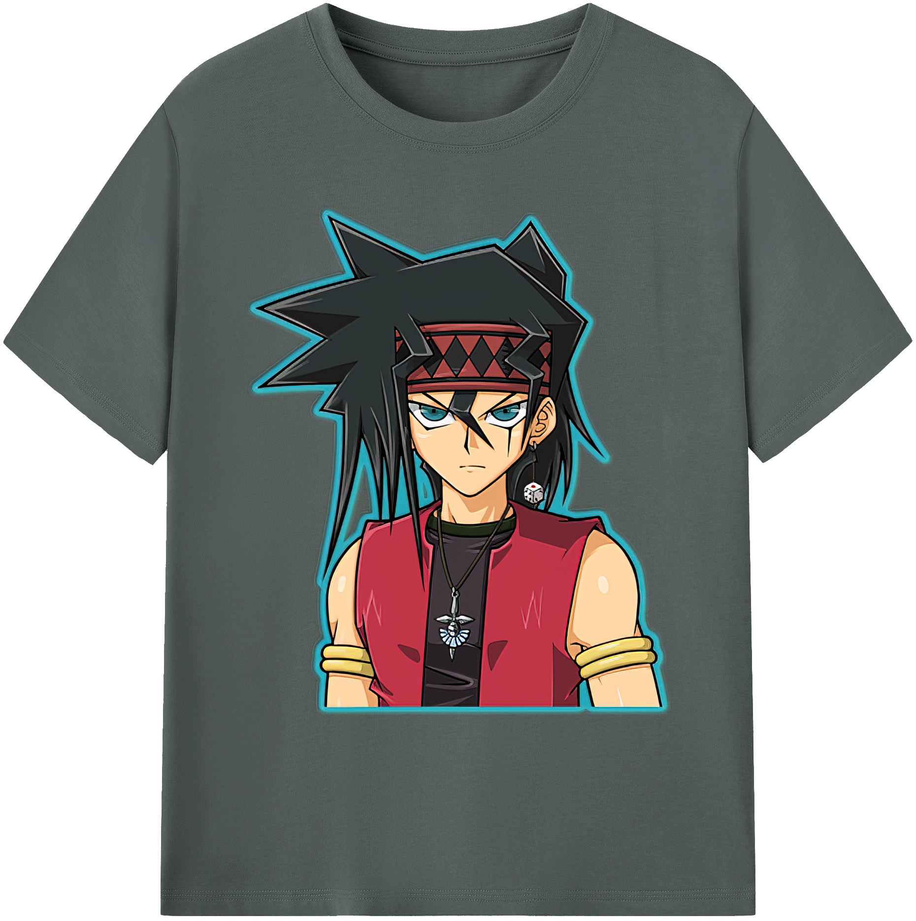 （画像用） 遊☆戯☆王 Yu-Gi-Oh! 綿100％ メンズ半袖Tシャツ｜肌触りやわらか＆通気性